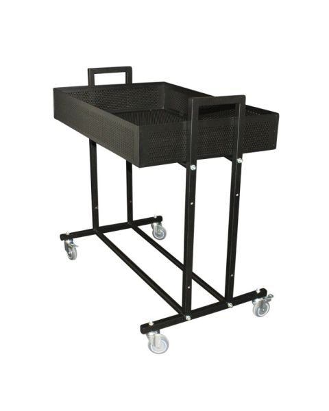 Salgsvogn - L3 - Sort. Gadekurv