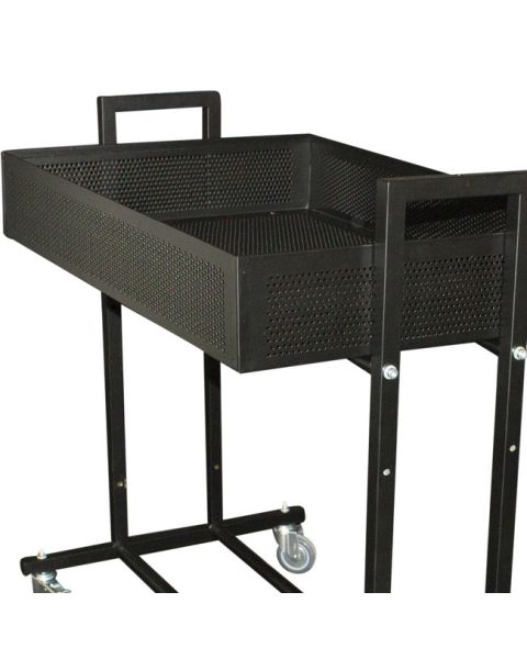 Salgsvogn - L3 - Sort. Gadekurv