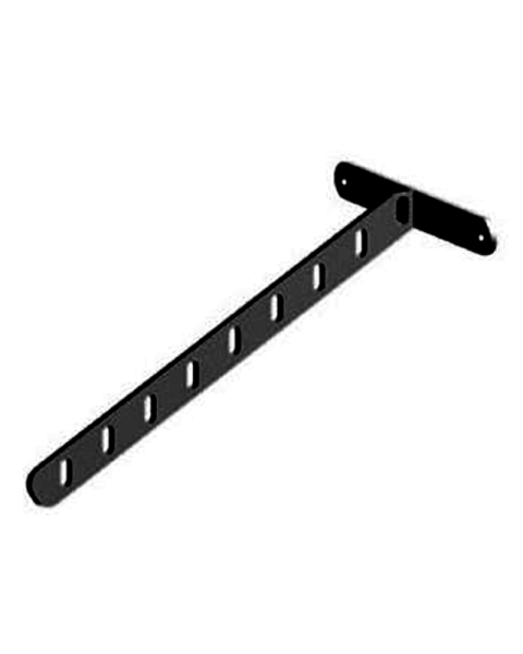 Fronthæng t/ L-gadestativ. Sort