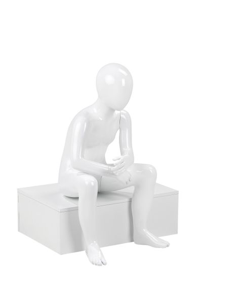 Børnemannequin, siddende - 8 år