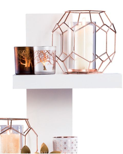 Tårndisplay - Hvid. 1 sidet. H 130 cm