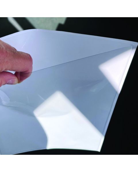 Plastlomme med klæb, A4