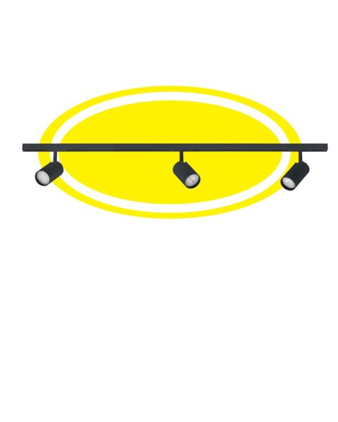 Super lyssættet - 1 Faset - Sort