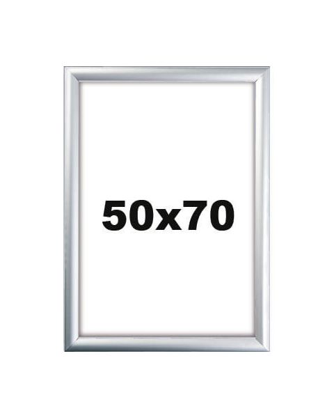 Snaprammer - 50 x 70 cm. Kan bruges udenfor. Vælg sort eller aluminium.