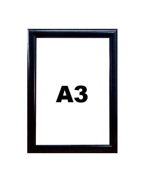 Snaprammer - A3. Kan bruges udenfor. Vælg sort eller aluminium.