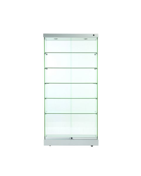 Gulvvitrine Toscana ll, 90x46xH=184 cm, Alu