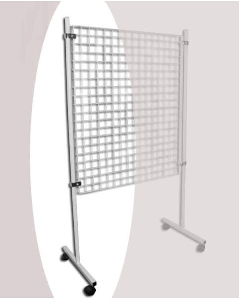 Stel t/ gitter - hvid