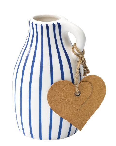 Hjerte manilla dobbelt - 100 stk.