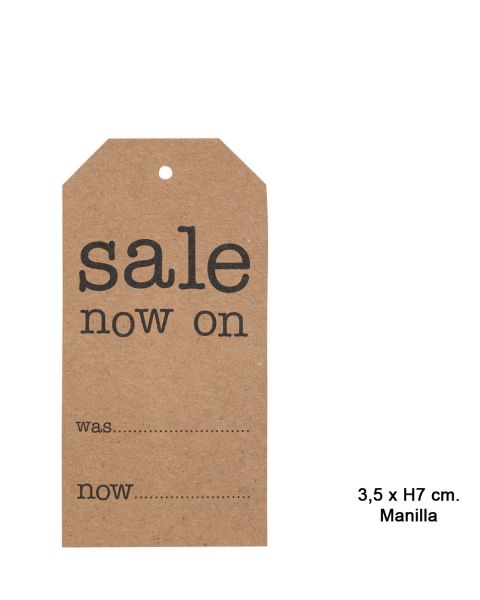 Manillamærker - Sale now on - H 7 cm.