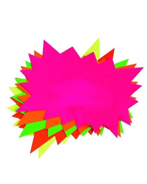 Stjernemærker i pap. Vælg størrelse