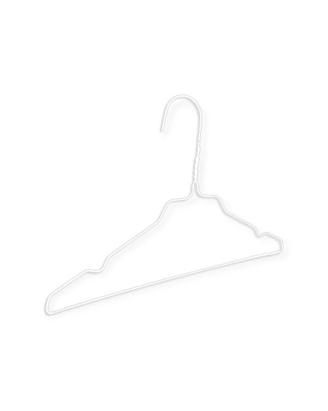 Renseribøjle, børn, med hak, hvid, pk. med 500 stk, 33 cm