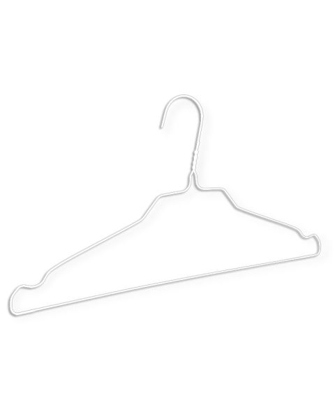 Renseribøjle, voksen, med hak, hvid, pk. med 500 stk, 40 cm