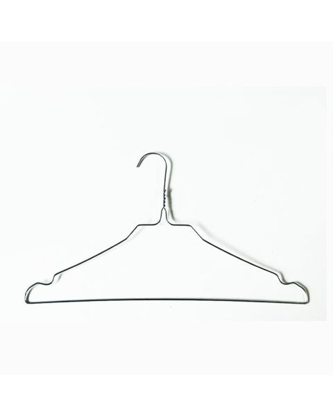 Renseribøjle, voksen, med hak, mat galvaniseret, pk. med 500 stk, 40 cm