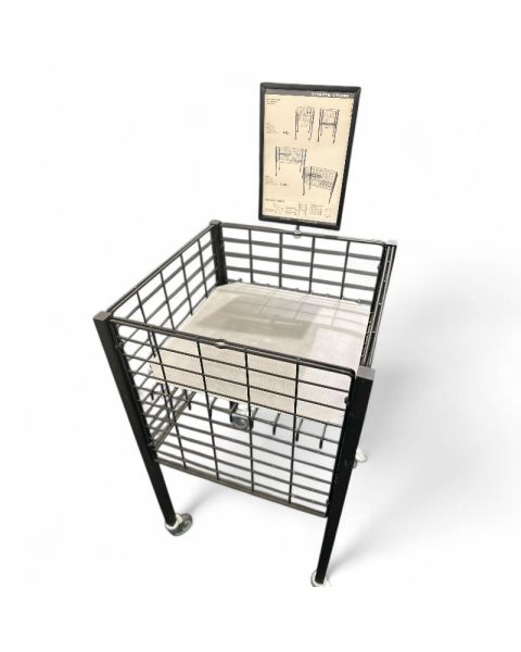 Bundhylde, plastplade til BOXER salgskurv -Tubo, plastplade, frostet, 44 x 44 cm.