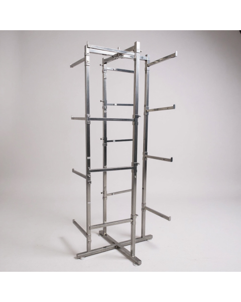 Gulvstativ med 16 arme 30,5, krom, 70 x 70 x H150 cm