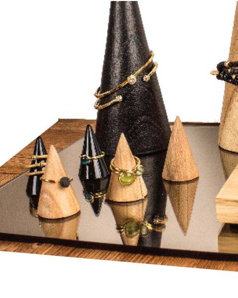 Ring display - 3 stk. - natur