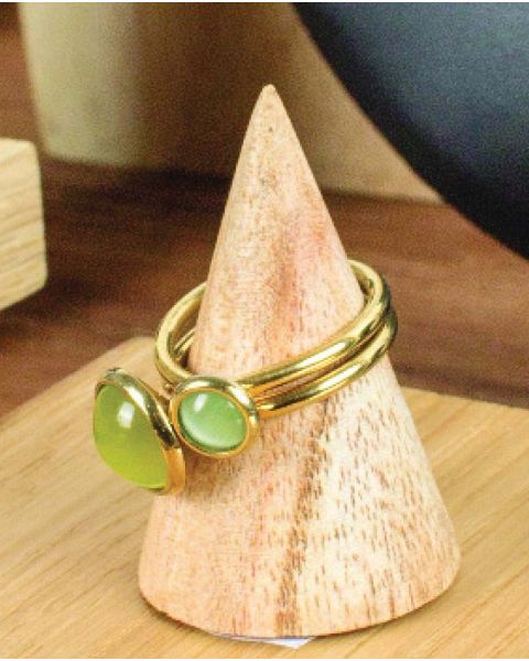Ring display - 3 stk. - natur