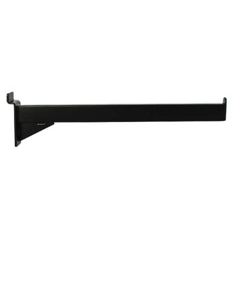 Lige fronthæng - t/ rillepanel - sort