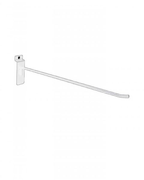 Varekrog, til panel, hvid, 30 cm. Ø 8mm. Ekstra kraftig