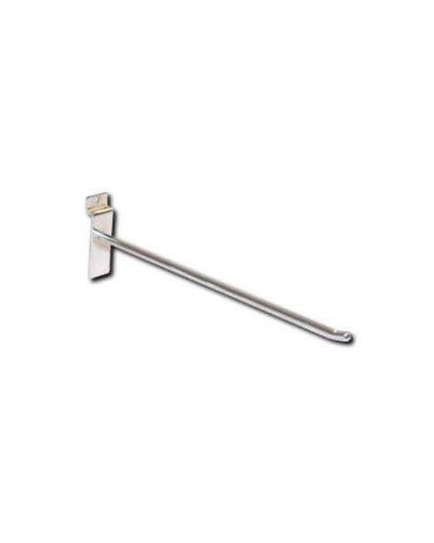 Varekrog, til panel, krom, 30 cm. Ø 8mm. Ekstra kraftig