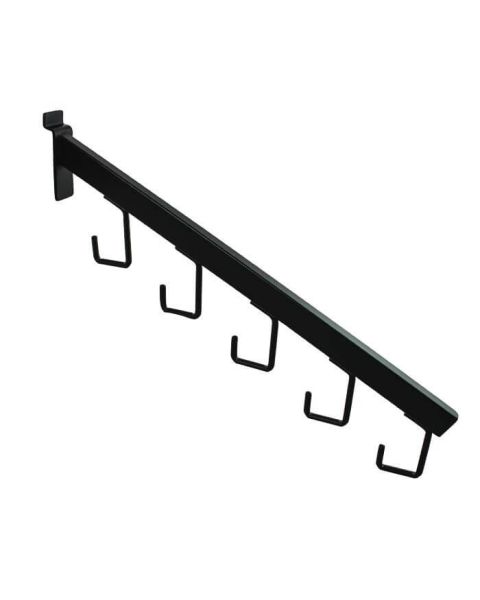 Taskearm t/ rillepanel - sort