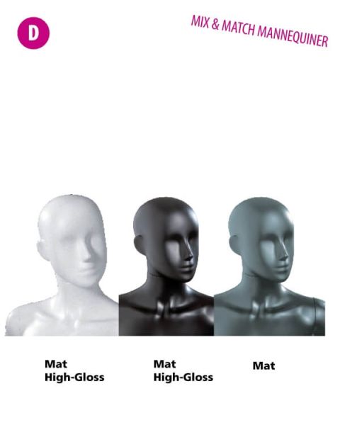 Abstrakt dame mannequinhoved