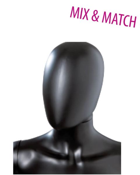 Dame mannequinhoved u/ ansigtstræk