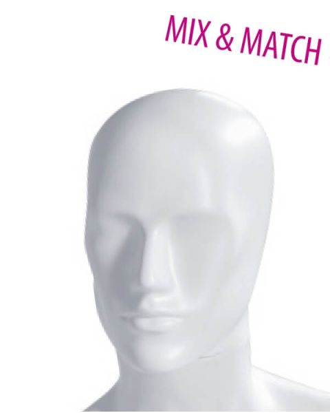 Herre mannequinhoved - abstrakt