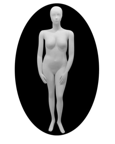 Curved damemannequin, XL