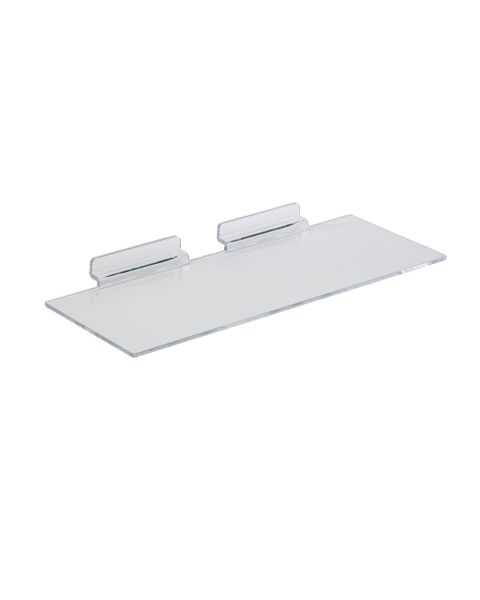 Skohylde / display (25 x 10 cm.) t/ rillepanel