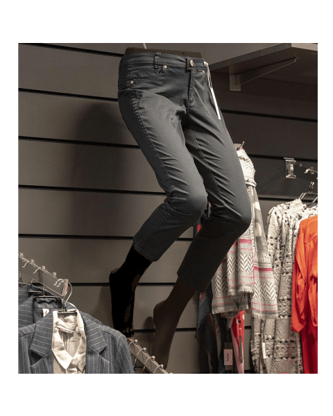 Mannequinunderdel, dame, med wire til væg, sort