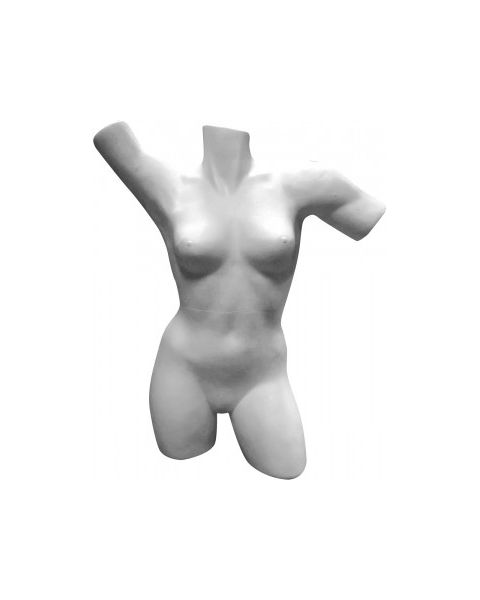 Dametorso, flamingo, hvid, 2 delt