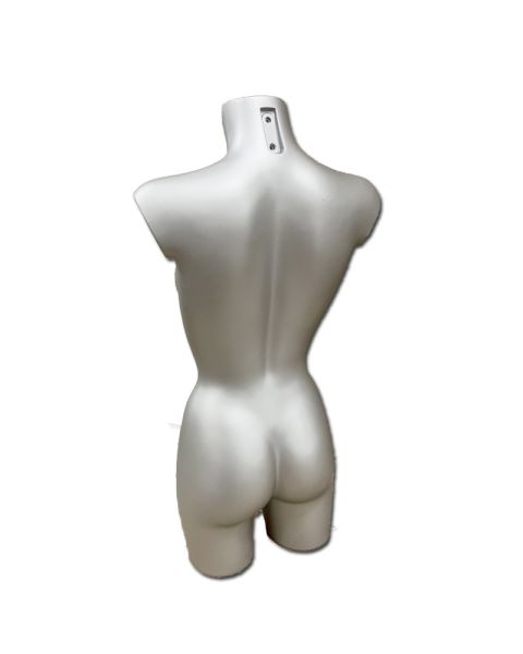 Dametorso, sølv. Med hofte