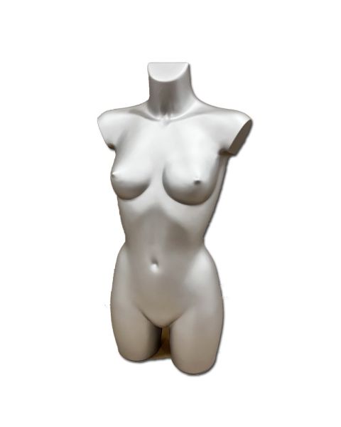 Dametorso, sølv. Med hofte