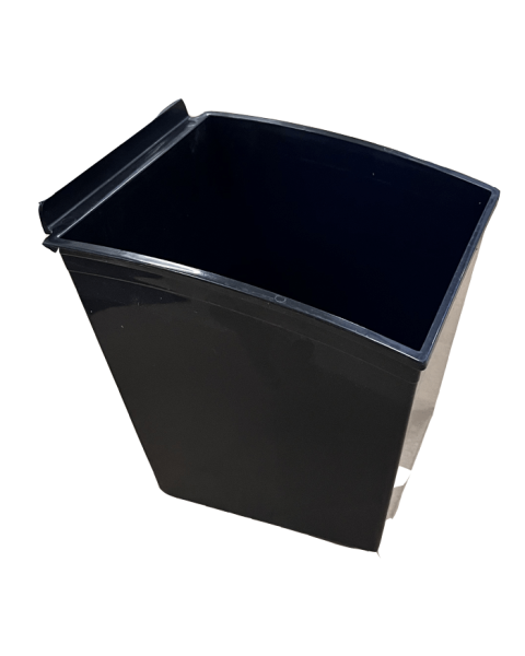 Plastboks, sort 14 x 17 x H19,1 cm. - t/ rillepanel