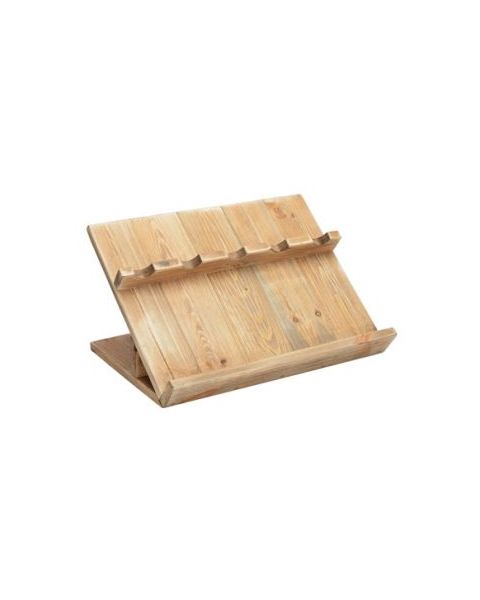 Skråt display til 5 flasker