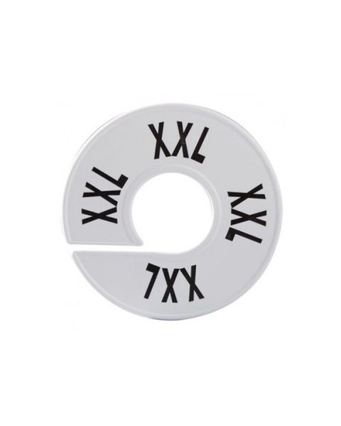Rund størrelsesopdeler, hvid, str. Vælg størrelser