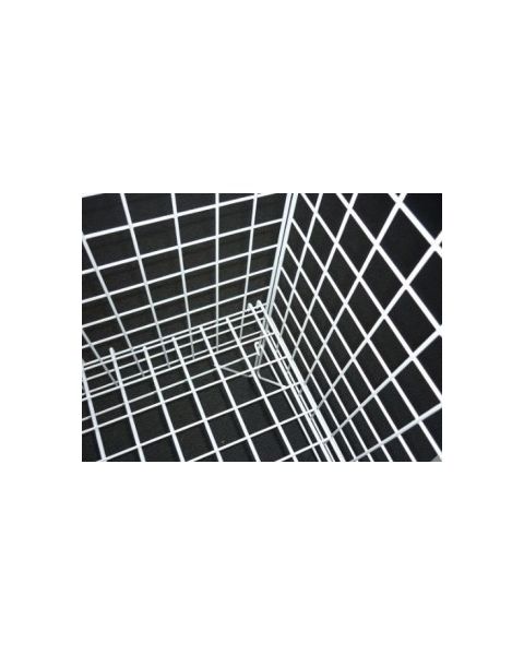 Varekurv - 62 x 62 cm, hvid. Nancy light