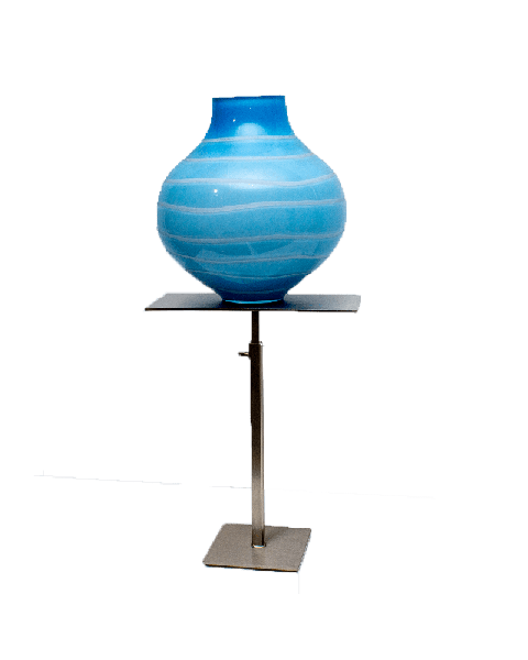 Podie display. Børstet satin. 10 x 21 x H 41 cm