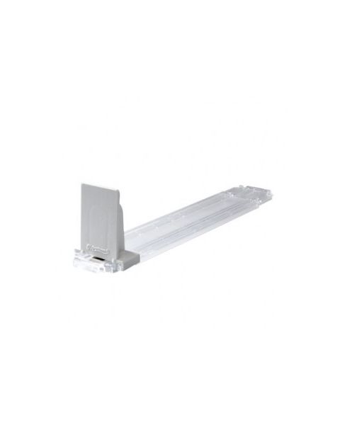 Vareskubber m/fjeder L28.5- 48.5 cm. 6 kg tryk. Hvid plast