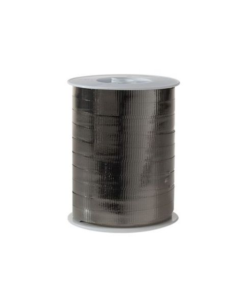 Gavebånd, metal riflet røgfarvet, 10 mm x 250 mtr.