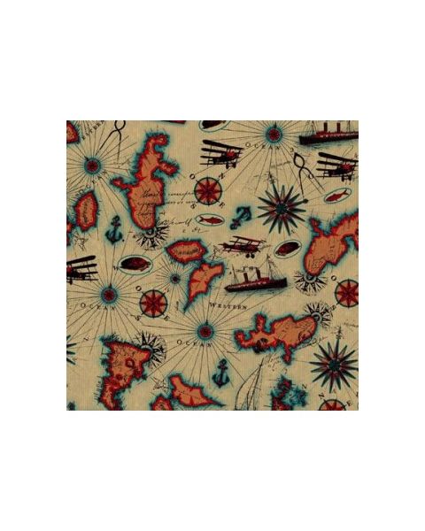 Gavepose med oceanmotiv 31x8x49 cm