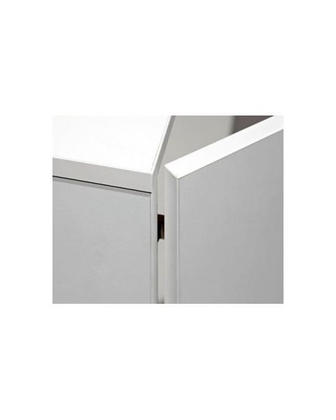 Underskab. Hvid. 45 x 120 x H45 cm med lås