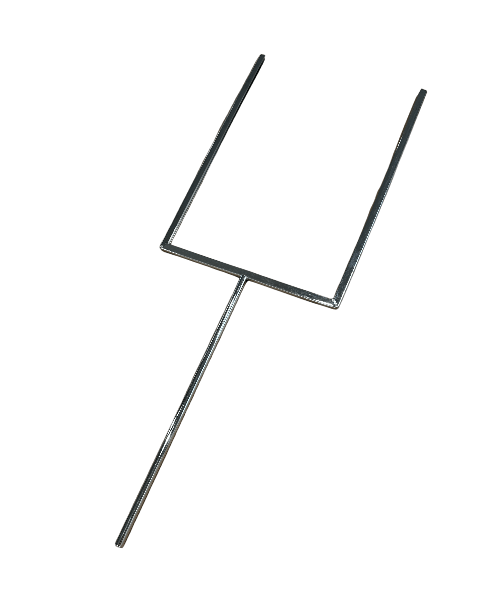 Skilteholder. Metal A4. Krom. Uden gevind