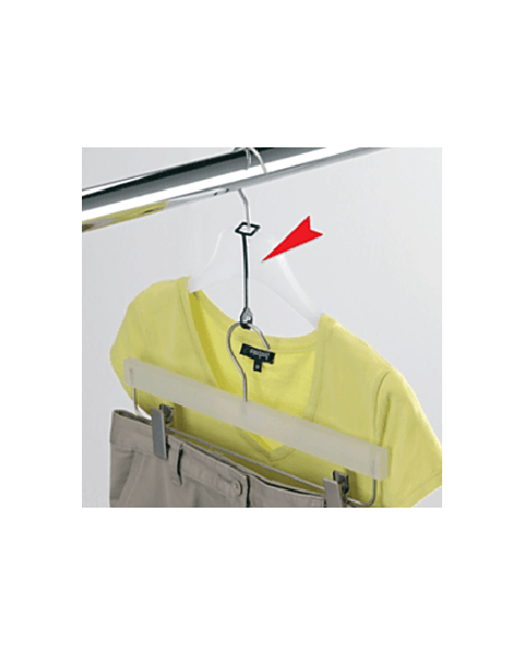 Bøjleforlænger (10 cm.) - sort - 50 stk.