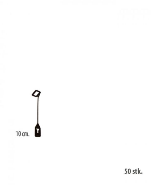 Bøjleforlænger (10 cm.) - sort - 50 stk.