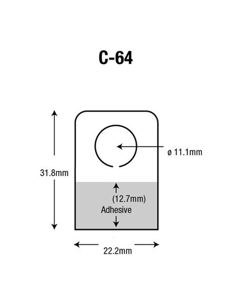 Hang-tabs - C-64 - 1.008 stk.