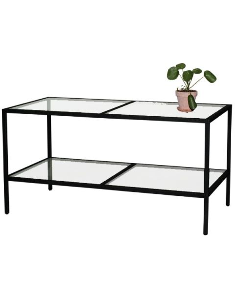 Luton 2 - Sort stel - Salgs- / oplægsbord. 160 x 80 x H84 cm. Vælg bordplade