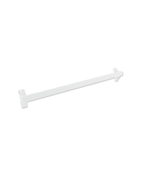 Dekostang t/ rillepanel - Hvid