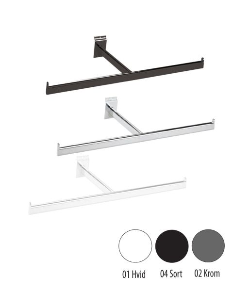 T-bøjlestang t/ rillepanel ( 60 cm. )